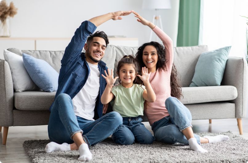 Family enjoying life in Thailand